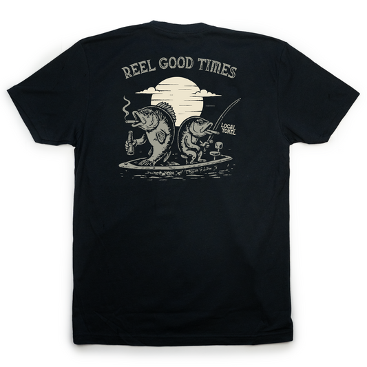 "Reel Good Times" Bass Tee